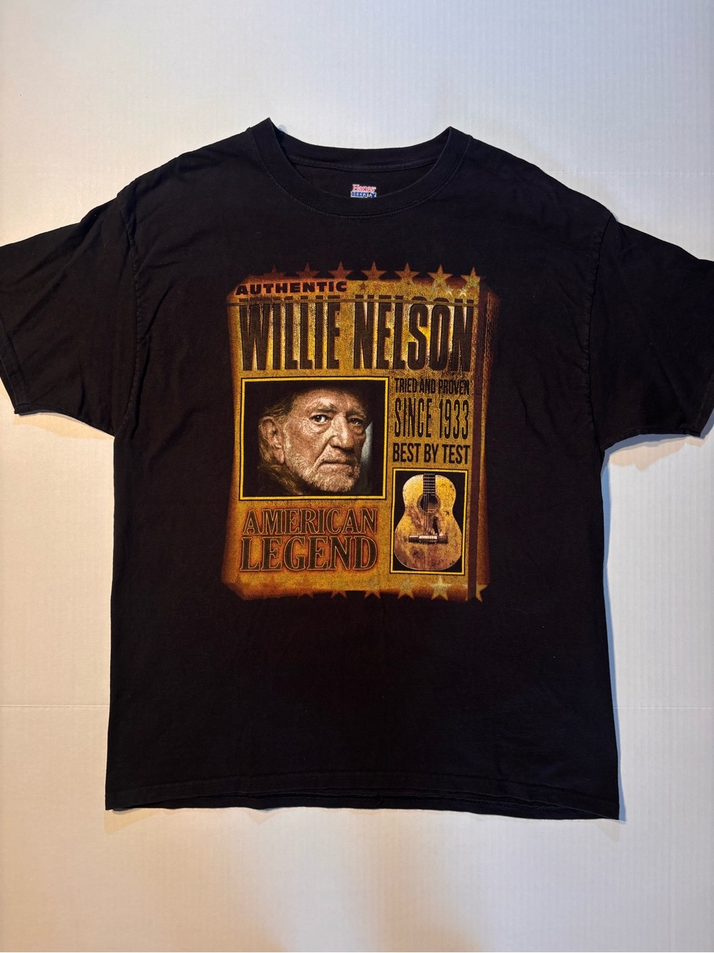Vtg Hanes Beefy T Willie Nelson Country American Legend Band Tshirt Sz XL